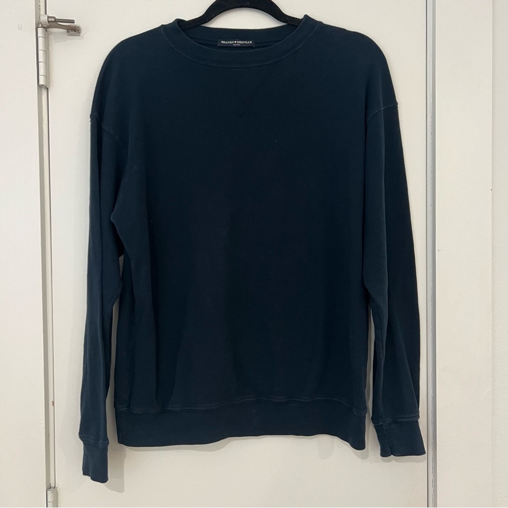 Brandy Melville Navy Pullover Sweatshirt